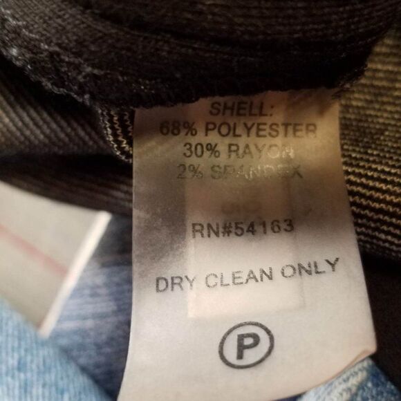 Calvin Klein Blue Black White Stripe Knit Dress size 8 - Picture 3 of 13